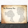 Dave Matthews Band The Dreaming Tree Man Lady Couple Song Lyric Print