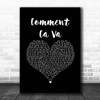 D'Banj & The Fedz Comment Ca Va Black Heart Song Lyric Print D'Banj & The Fedz Comment Ca Va Black Heart Song Lyric Print