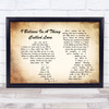 The Darkness I Believe In A Thing Called Love Man Lady Couple Song Lyric Music Wall Art Print