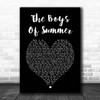 Don Henley The Boys Of Summer Black Heart Song Lyric Print