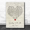 Donny Hathaway Someday We'll All Be Free Script Heart Song Lyric Print