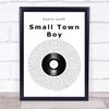 Dustin Lynch Small Town Boy Vinyl Record Song Lyric Print