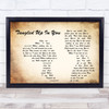 Staind Tangled Up In You Man Lady Couple Song Lyric Music Wall Art Print