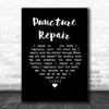 Elbow Puncture Repair Black Heart Song Lyric Print