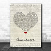 Eli Young Band Guinevere Script Heart Song Lyric Print
