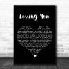 Elvis Presley Loving You Black Heart Song Lyric Print