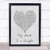 Emma Louise, Wankelmut My Head Is a Jungle Grey Heart Song Lyric Print