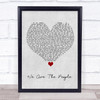Empire Of The Sun We Are The People Grey Heart Song Lyric Print