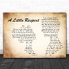 Erasure A Little Respect Man Lady Couple Song Lyric Print