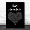 Faouzia This Mountain Black Heart Song Lyric Print
