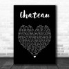 Father John Misty Chateau Black Heart Song Lyric Print