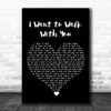 Fats Domino I Want to Walk With You Black Heart Song Lyric Print