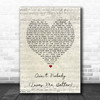 Felix Jaehn Ain't Nobody (Loves Me Better) Script Heart Song Lyric Print