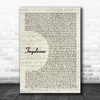 Fergie Fergalicious Vintage Script Song Lyric Print