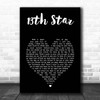 Fish 13th Star Black Heart Song Lyric Print