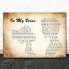 Andrew Belle In My Veins Man Lady Couple Song Lyric Music Wall Art Print