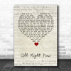 Free All Right Now Script Heart Song Lyric Print