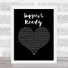 Genesis Supper's Ready Black Heart Song Lyric Print