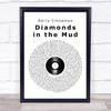 Gerry Cinnamon Diamonds in the Mud Vinyl Record Song Lyric Print