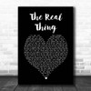 Gwen Stefani The Real Thing Black Heart Song Lyric Print