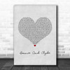 Haystak Bonnie And Clyde Grey Heart Song Lyric Print