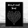 Hoagy Carmichael Heart and Soul Black Heart Song Lyric Print