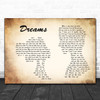 Gabrielle Dreams Man Lady Couple Song Lyric Music Wall Art Print