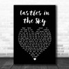 Ian Van Dahl Castles in the Sky Black Heart Song Lyric Print