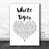 Izzy Bizu White Tiger White Heart Song Lyric Print