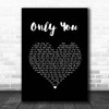 Jah Cure Only You Black Heart Song Lyric Print