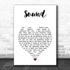 James Sound White Heart Song Lyric Print