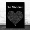 Jason Derulo The Other Side Black Heart Song Lyric Print