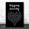 Jimmy Buffett Defying Gravity Black Heart Song Lyric Print