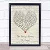 Jimmy Cliff Too Many Rivers To Cross Script Heart Song Lyric Print