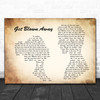 Ocean Colour Scene Get Blown Away Man Lady Couple Song Lyric Music Wall Art Print