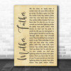 Journey Mother, Father Rustic Script Song Lyric Print