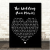 Julie Rogers The Wedding Black Heart Song Lyric Print