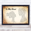 Shawn Mendes In My Blood Man Lady Couple Song Lyric Music Wall Art Print