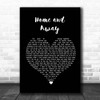 Karen Boddington and Mark Williams Home and Away Black Heart Song Lyric Print