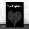 Keith Urban The Fighter Black Heart Song Lyric Print