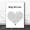 Kevin Mayhew Sing Hosana White Heart Song Lyric Print