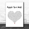 Keywest Apple Tree Hill White Heart Song Lyric Print