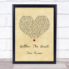 Kylie Minogue Better The Devil You Know Vintage Heart Song Lyric Print