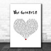 Lana Del Rey The Greatest White Heart Song Lyric Print