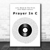 Lilly Wood & The Prick with Robin Schulz Prayer In C Vinyl Record Song Lyric Print