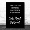 Black Do I Wanna Know Arctic Monkeys White Black Song Lyric Music Wall Art Print