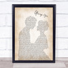 Louis Tomlinson Always You Man Lady Bride Groom Wedding Song Lyric Print