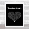 LSD Ft Sia Thunderclouds Black Heart Song Lyric Print