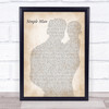 Lynyrd Skynyrd Simple Man Father & Baby Song Lyric Print