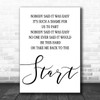 Coldplay The Scientist Song Lyric Music Wall Art Print